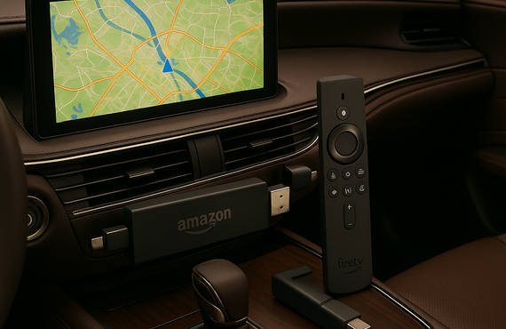 車内を移動するシアター化｜トータルカーサポート煌のFire TV取付け