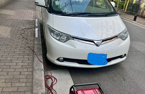 大阪市平野区の車内オゾン脱臭｜エスティマの消臭ならトータルカーサポート煌